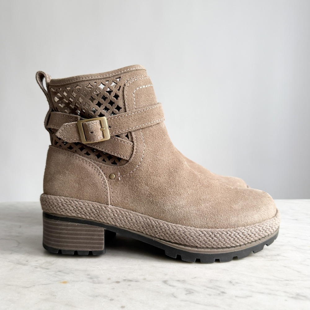 Muck Boot Company Liberty brown suede leather chunky boots size‎ 7